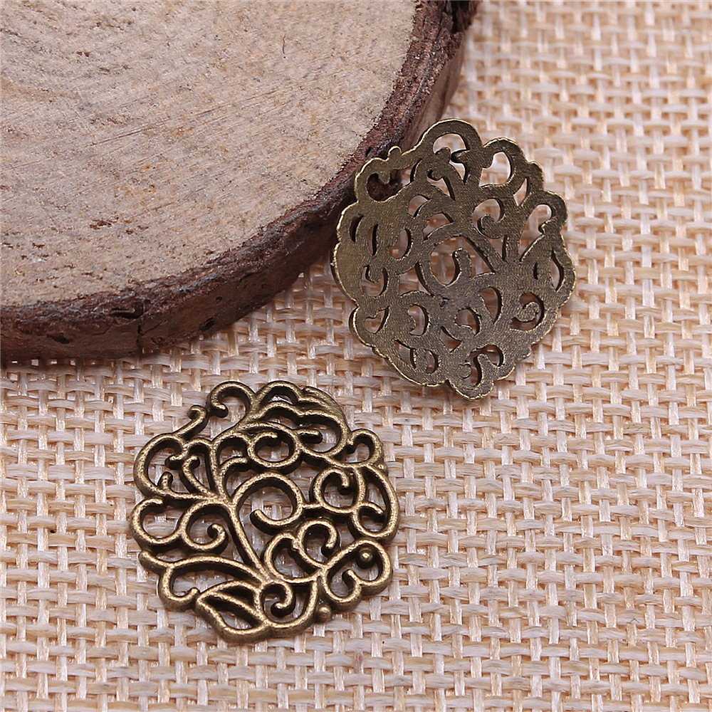 10pcs 18x18mm 2 Colors Antique - Vintage Fashion Stores avaliação e preço
