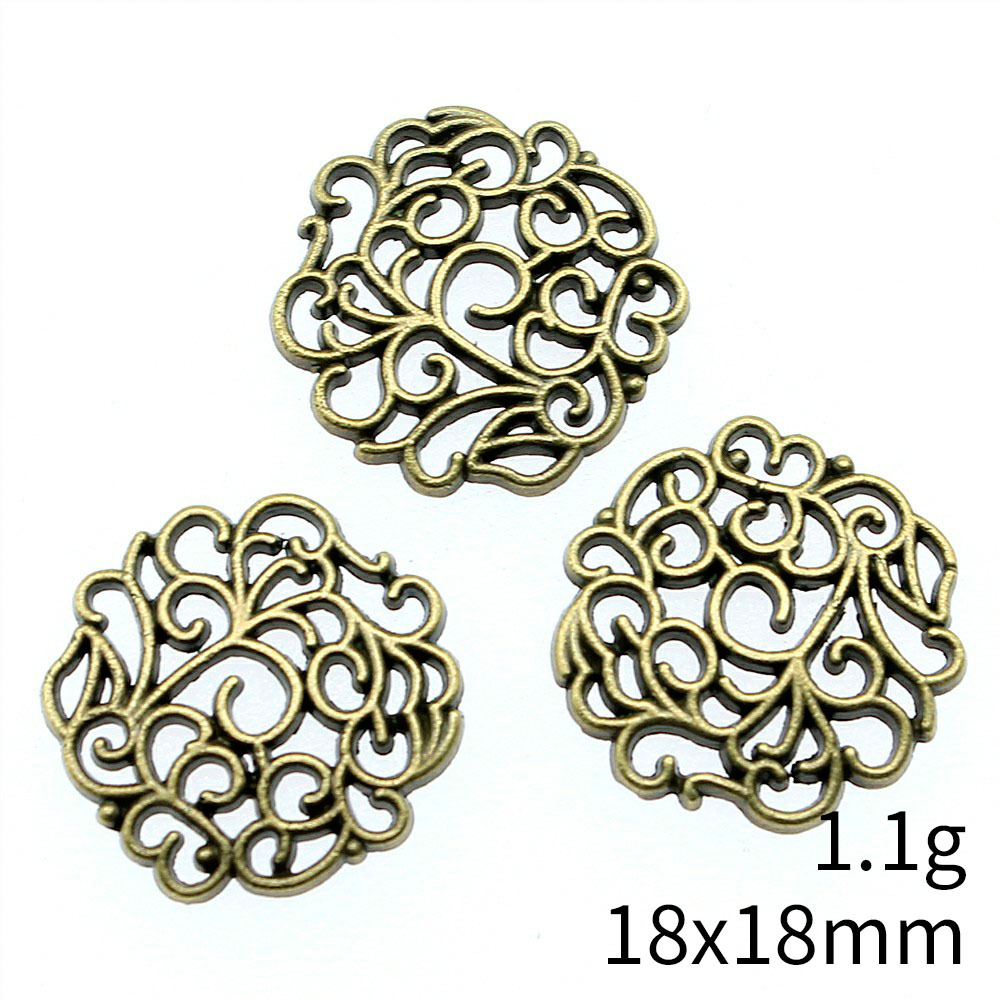 10pcs 18x18mm 2 Colors Antique - Vintage Fashion Stores avaliação e preço