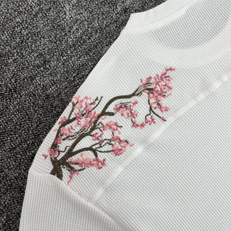 26ss DERSCHUTZE Long Sleeved W - Printed Floral Shirt avaliação e preço