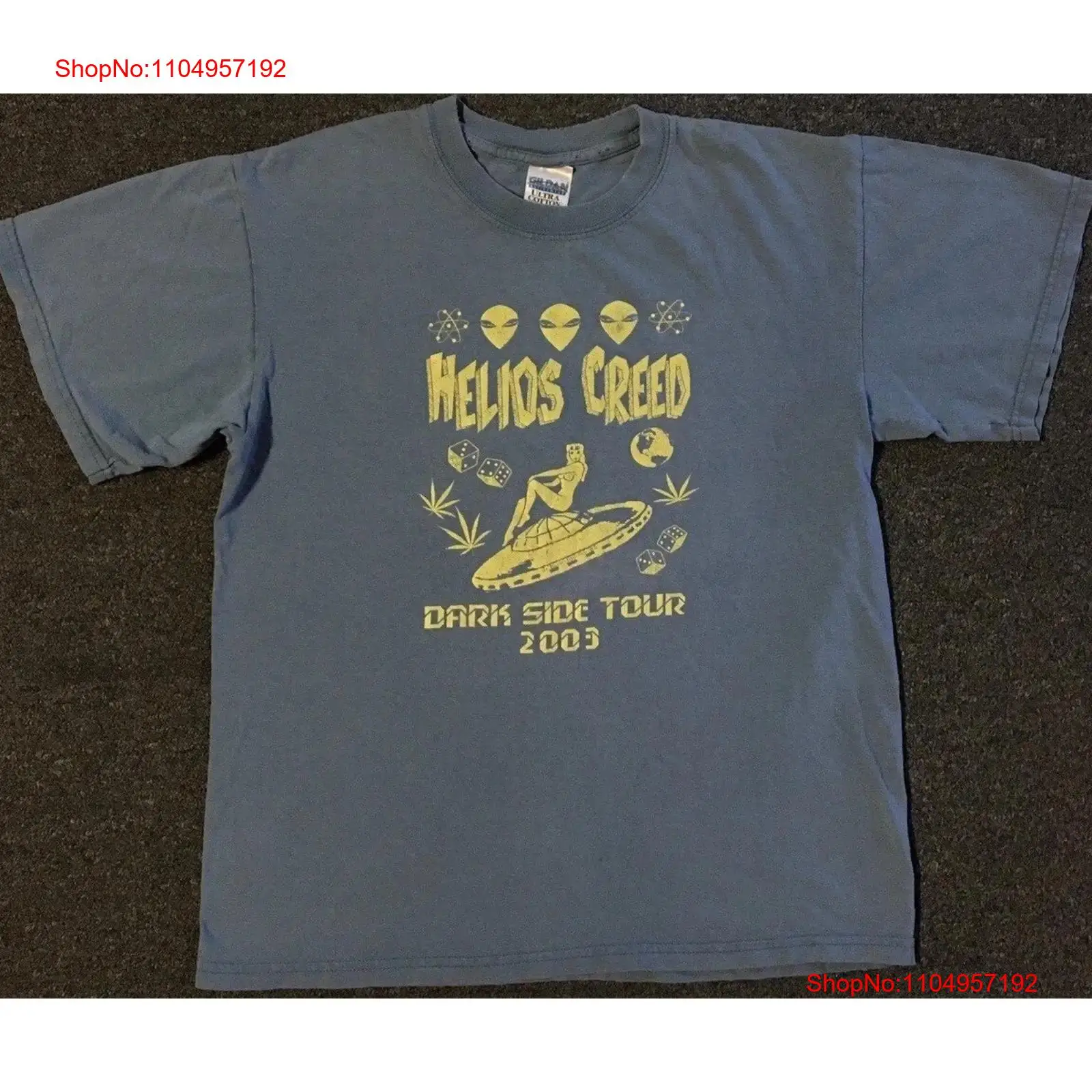 Vtg Helios Creed 2003 Faded To - Band Tee Faded 90S avaliação e preço