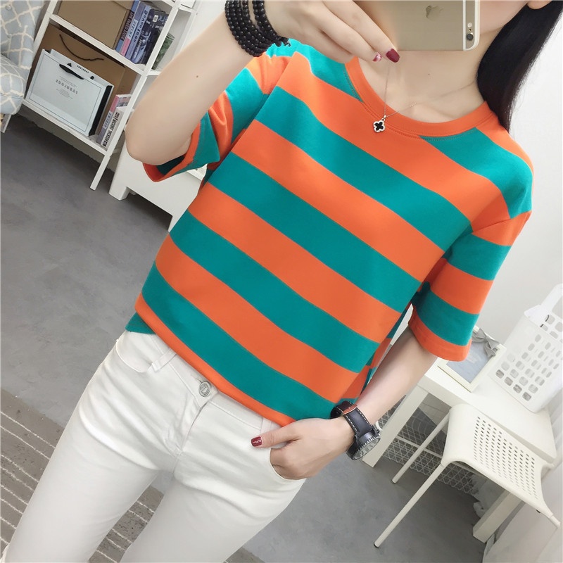 Trendy Striped Loose Fit Short - Vintage Fashion Influencers avaliação e preço