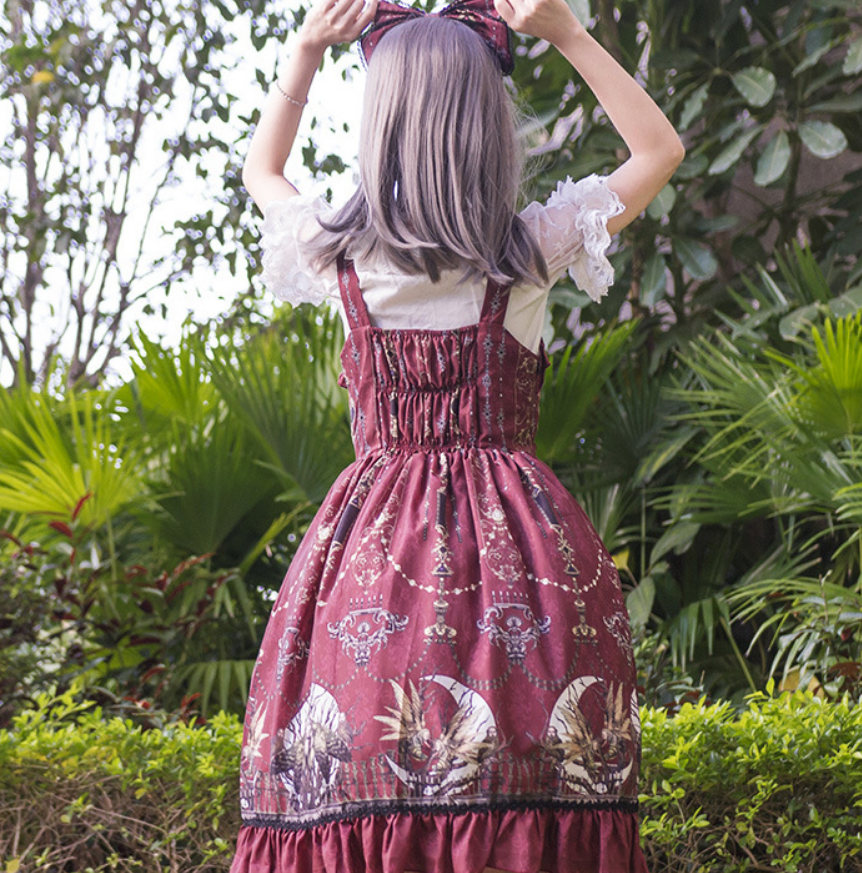 Sweet princess lolita strap dr - Vintage Victorian Fashion avaliação e preço