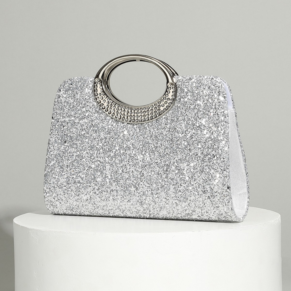 Vintage big ring handbag textu - Vintage Fashion Rings avaliação e preço
