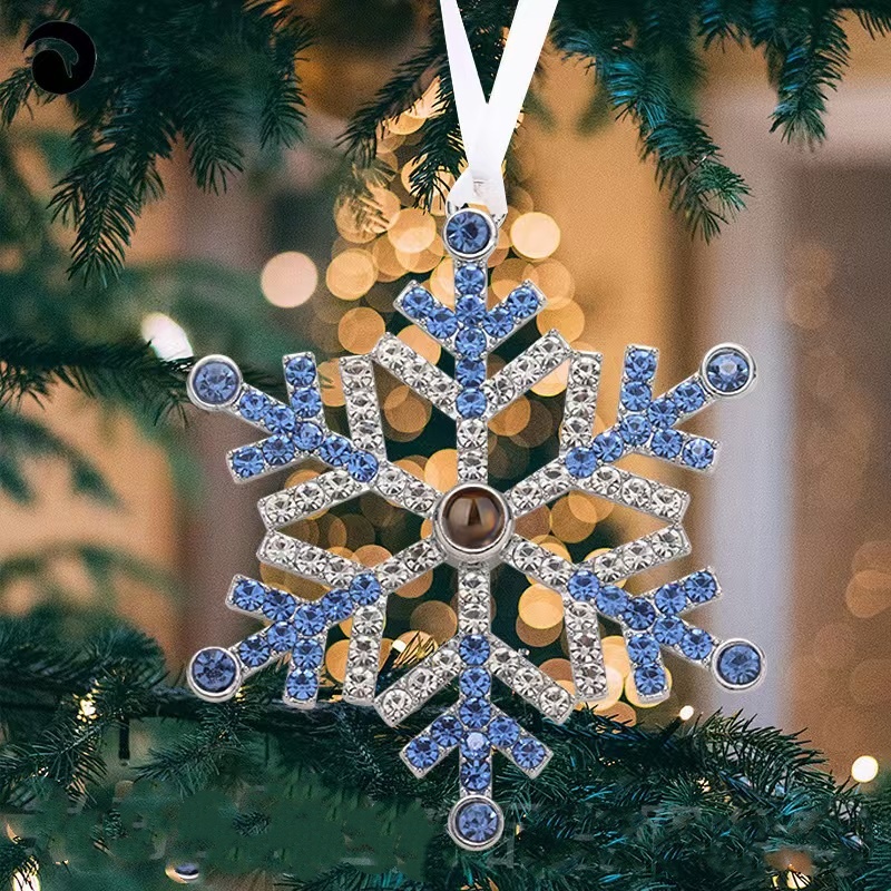 Projection Snowflake Pendant C - Vintage Fashion Ornaments avaliação e preço