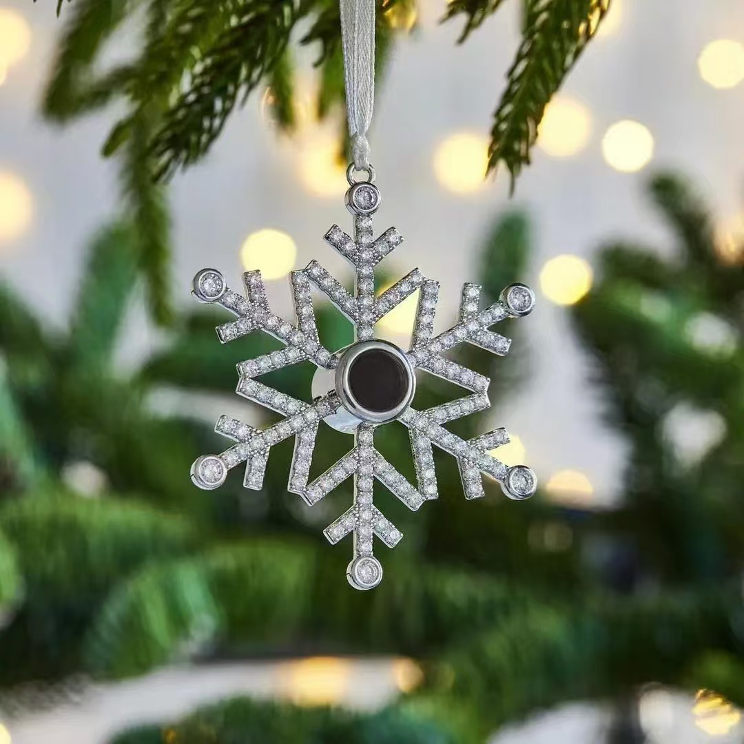 Projection Snowflake Pendant C - Vintage Fashion Ornaments avaliação e preço