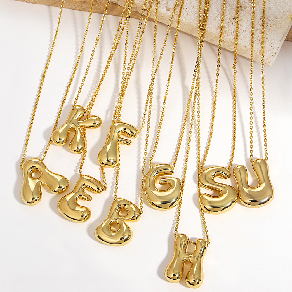 AENSOA Collares Initial Balloo - Z Vintage Fashion avaliação e preço