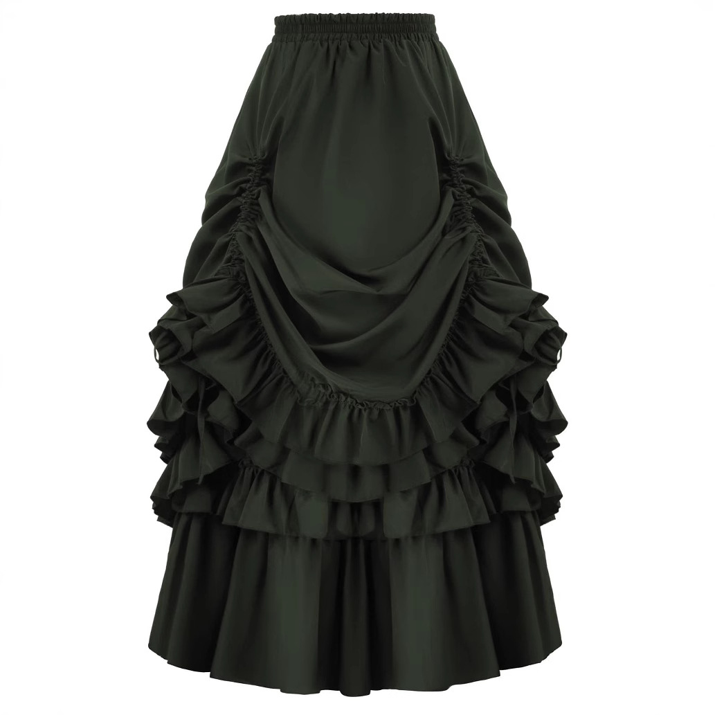 Gothic Halloween Skirt Vintage - Vintage Victorian Fashion avaliação e preço