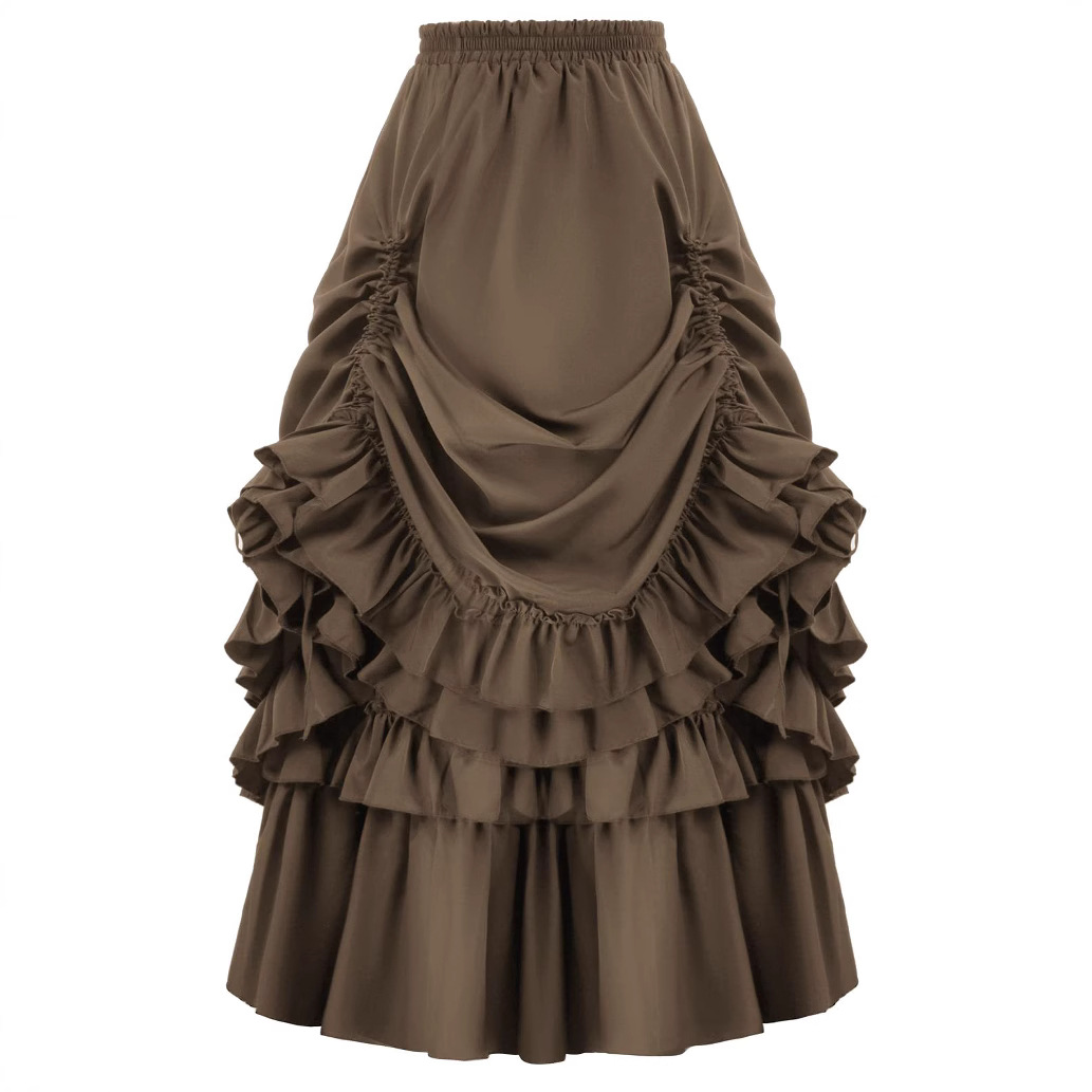 Gothic Halloween Skirt Vintage - Vintage Victorian Fashion avaliação e preço
