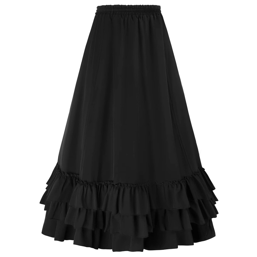 Gothic Halloween Skirt Vintage - Vintage Victorian Fashion avaliação e preço