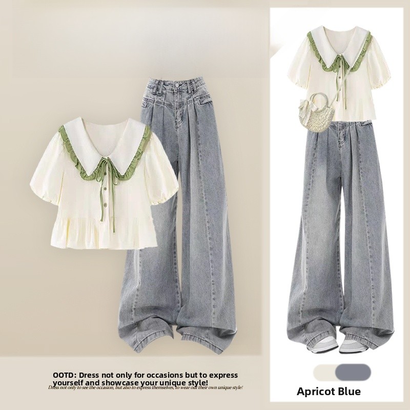 Retro Style Short Sleeve Shirt - Vintage Fashion Doll avaliação e preço