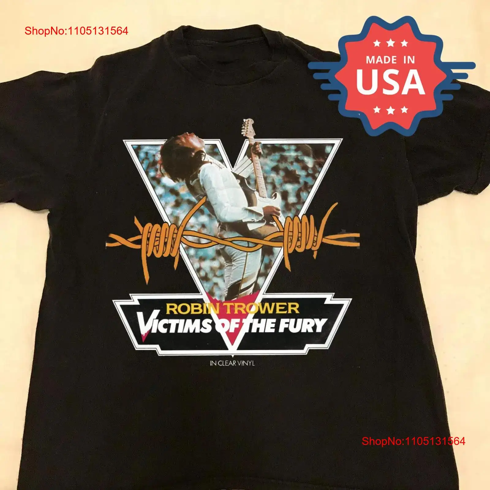 Robin Trower Victims Of The Fu - Vintage Fashion Victim Shirt avaliação e preço