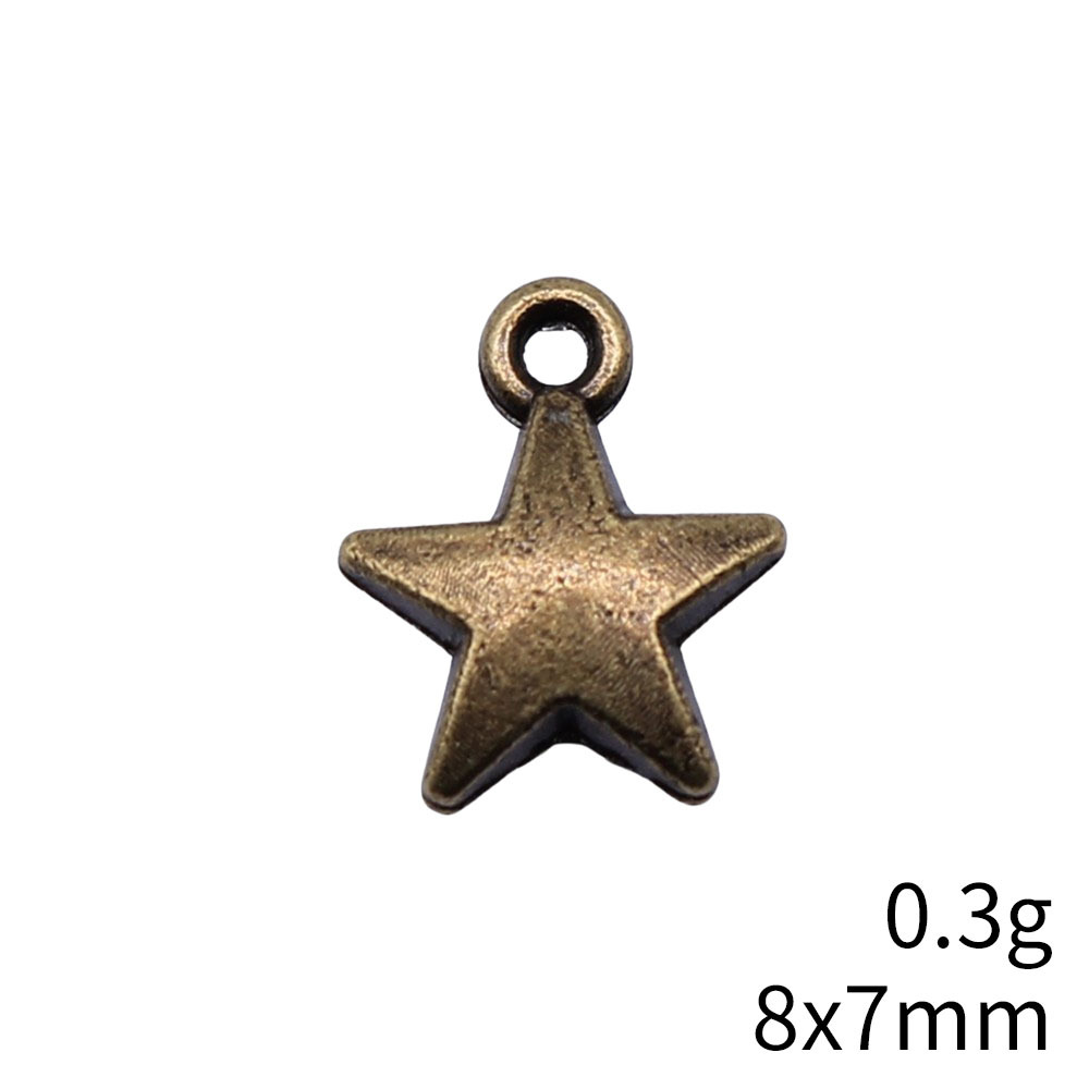 40pcs 8.6x7.1mm 2 Colors Antiq - Vintage Fashion Stores avaliação e preço