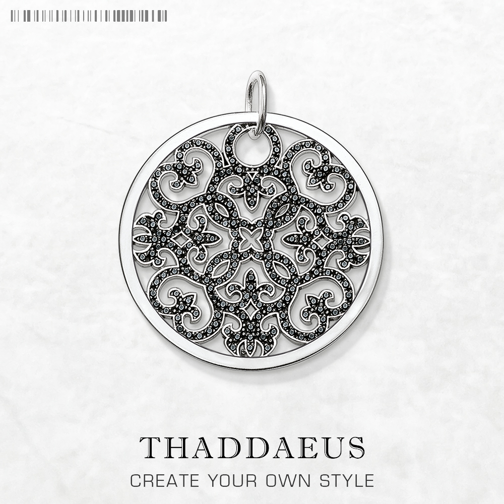 Pendant Arabesque Disc Ornamen - Vintage Fashion Ornaments avaliação e preço