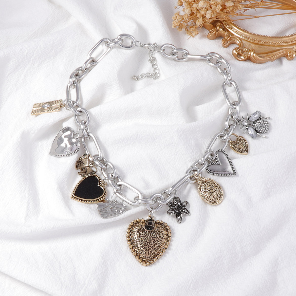 Z Vintage Necklace - Heart & B - Z Vintage Fashion avaliação e preço
