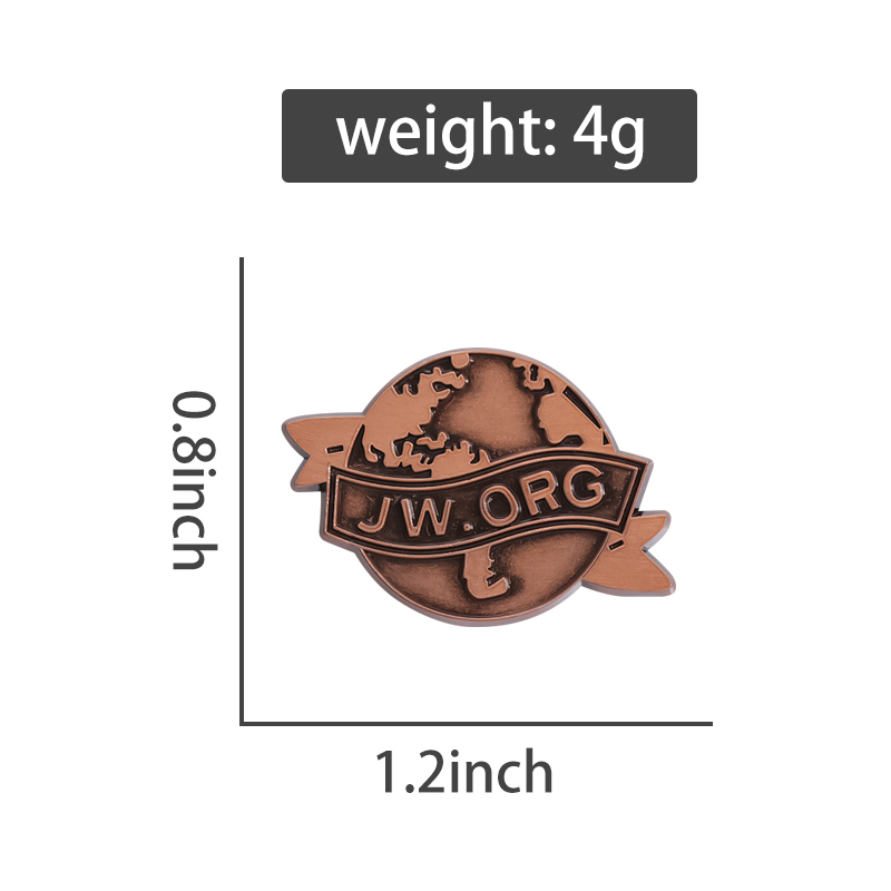 JW,ORG Earth Enamel Pins Custo - Vintage Fashion Org avaliação e preço