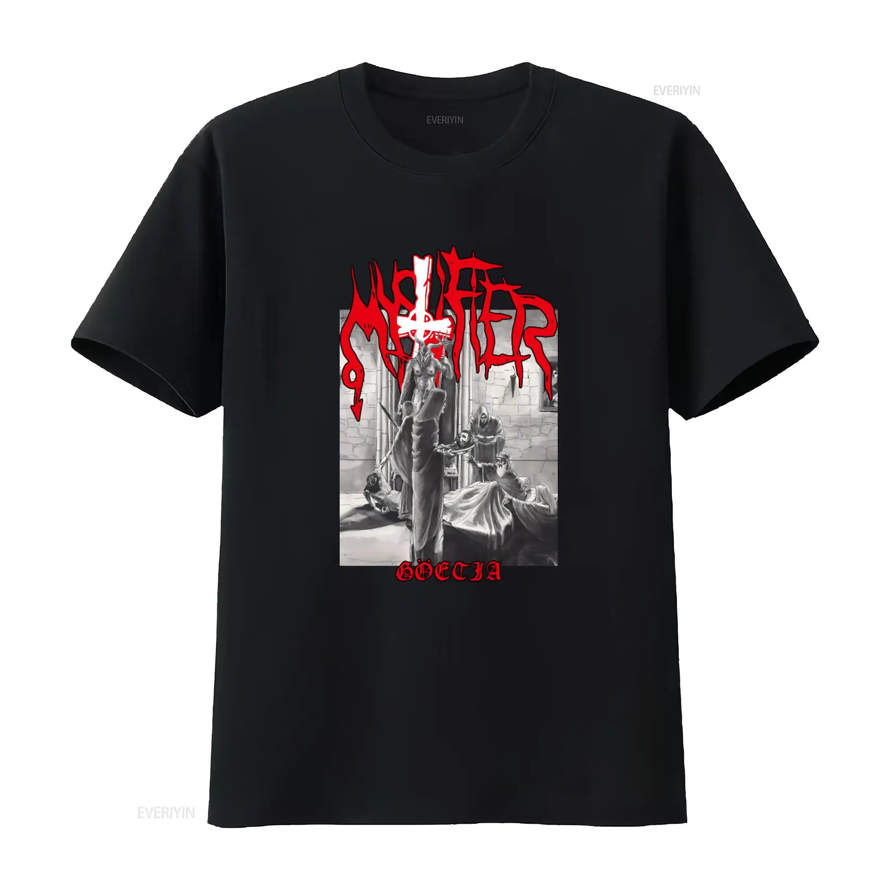 Mystifier Goetia Black Metal T - Vintage Fashion Influencers avaliação e preço