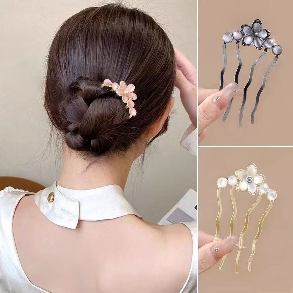 1/3pcs Elegant Floral MetalPea - Vintage Fashion Ads avaliação e preço