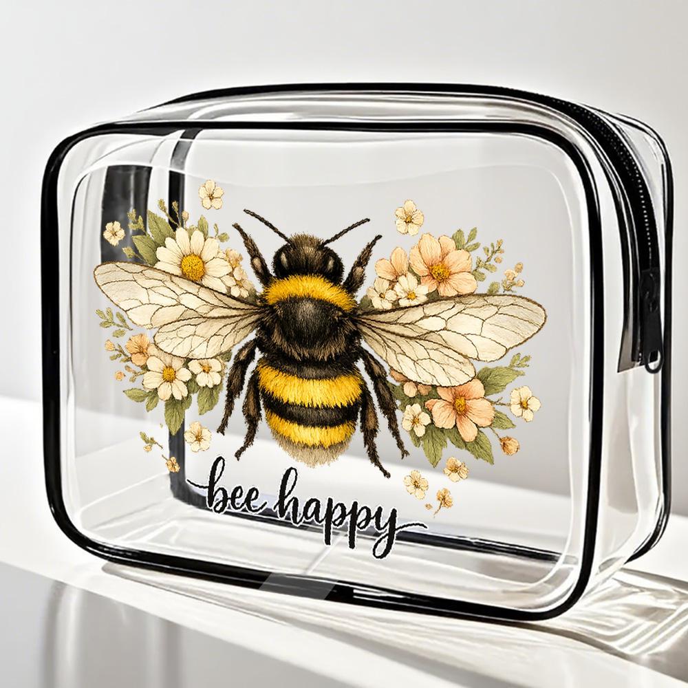 Travel Makeup Cases Bumble Bee - Vintage Fashion Org avaliação e preço