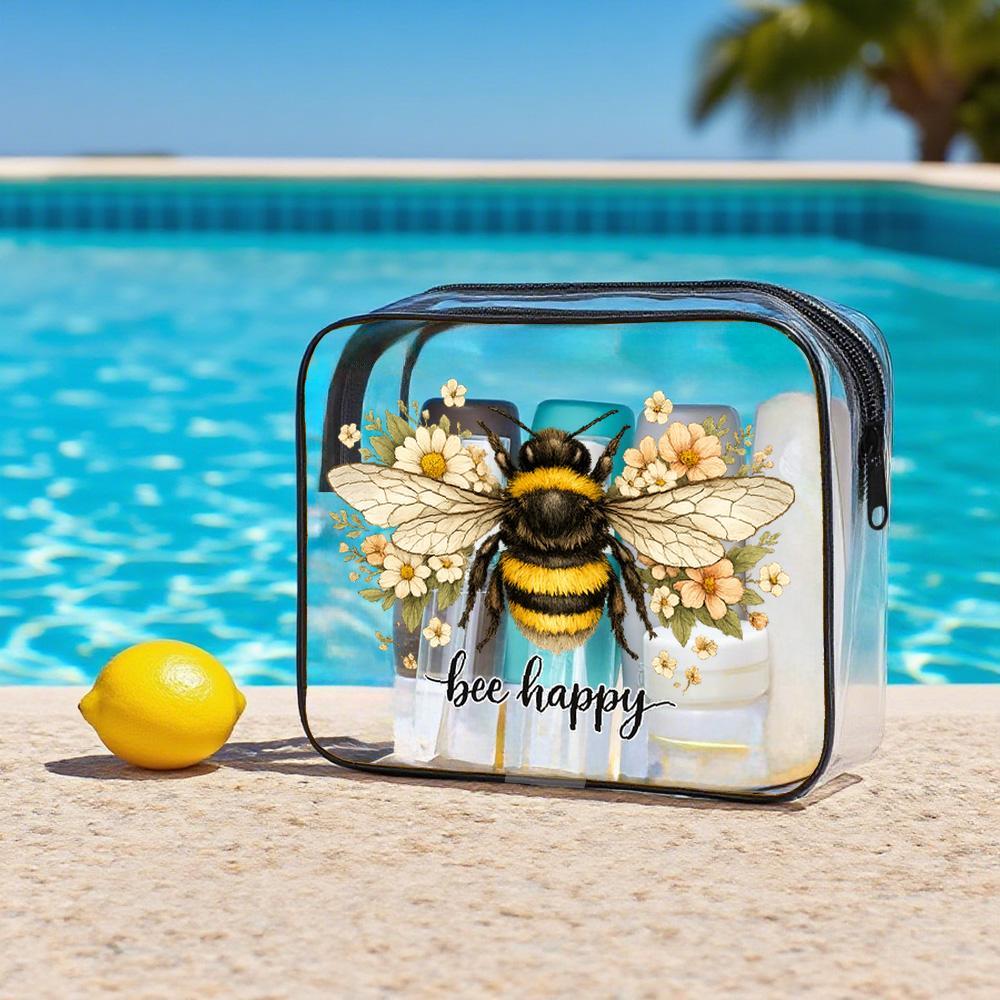 Travel Makeup Cases Bumble Bee - Vintage Fashion Org avaliação e preço