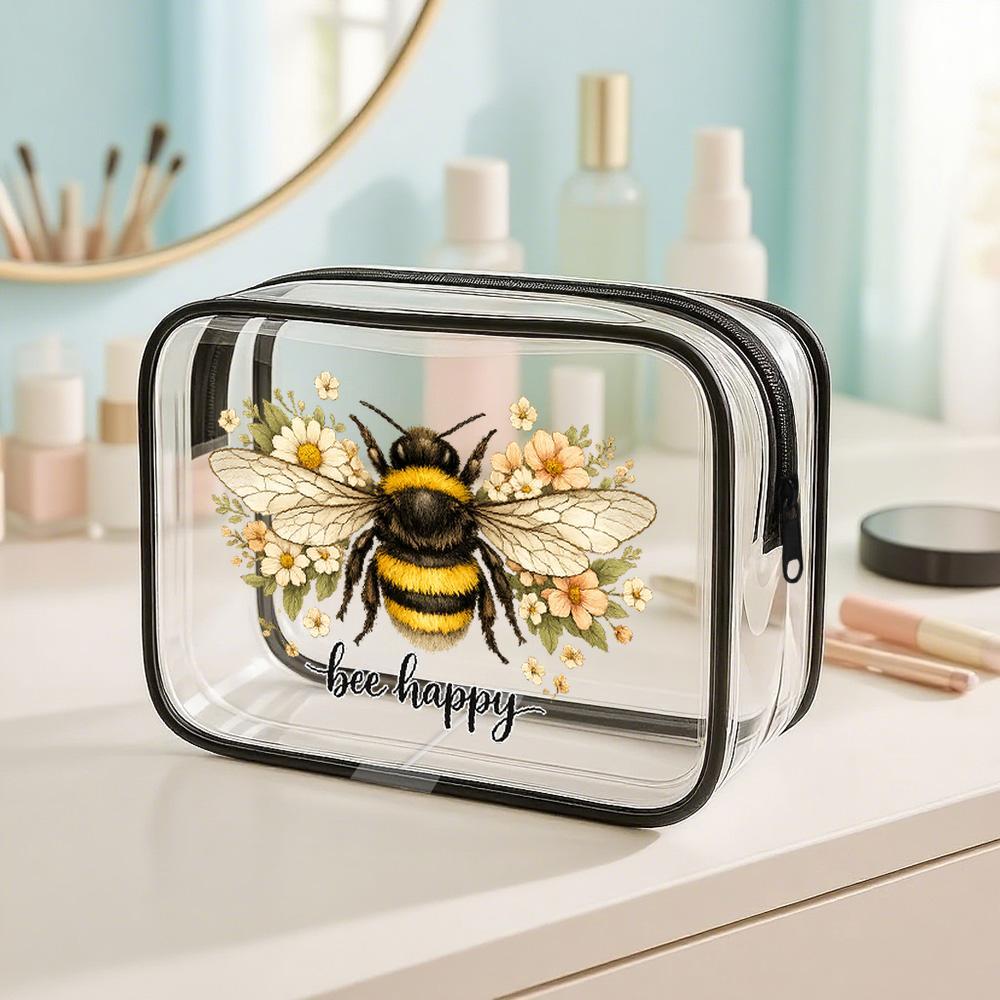 Travel Makeup Cases Bumble Bee - Vintage Fashion Org avaliação e preço