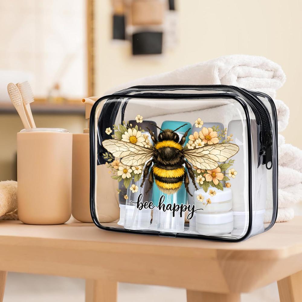 Travel Makeup Cases Bumble Bee - Vintage Fashion Org avaliação e preço