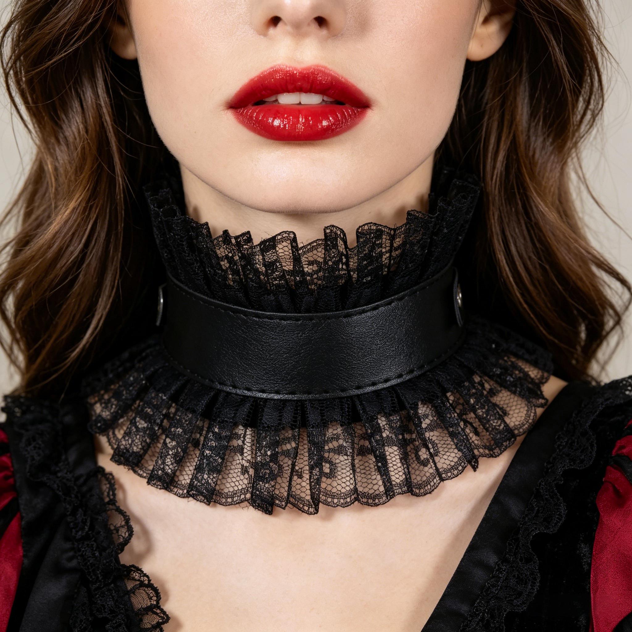 Women Vintage Fake Collar Goth - Vintage Victorian Fashion avaliação e preço