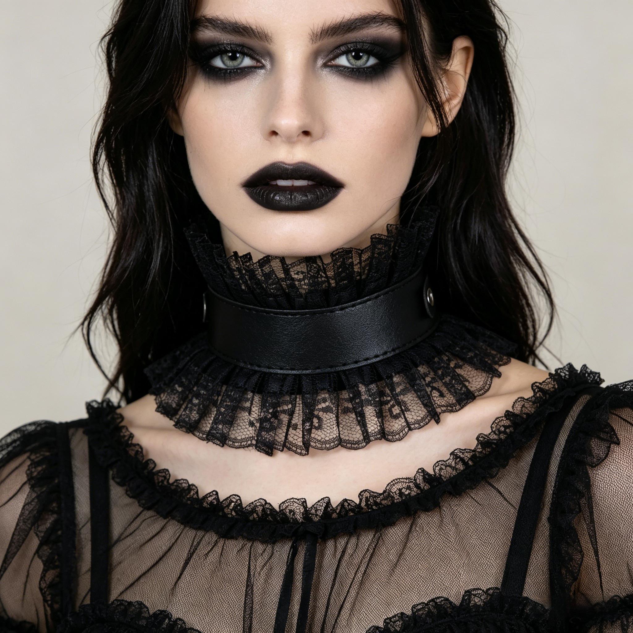 Women Vintage Fake Collar Goth - Vintage Victorian Fashion avaliação e preço