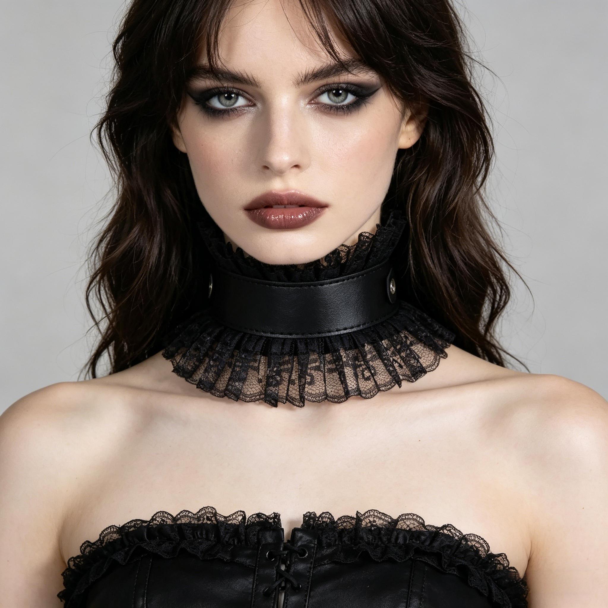 Women Vintage Fake Collar Goth - Vintage Victorian Fashion avaliação e preço