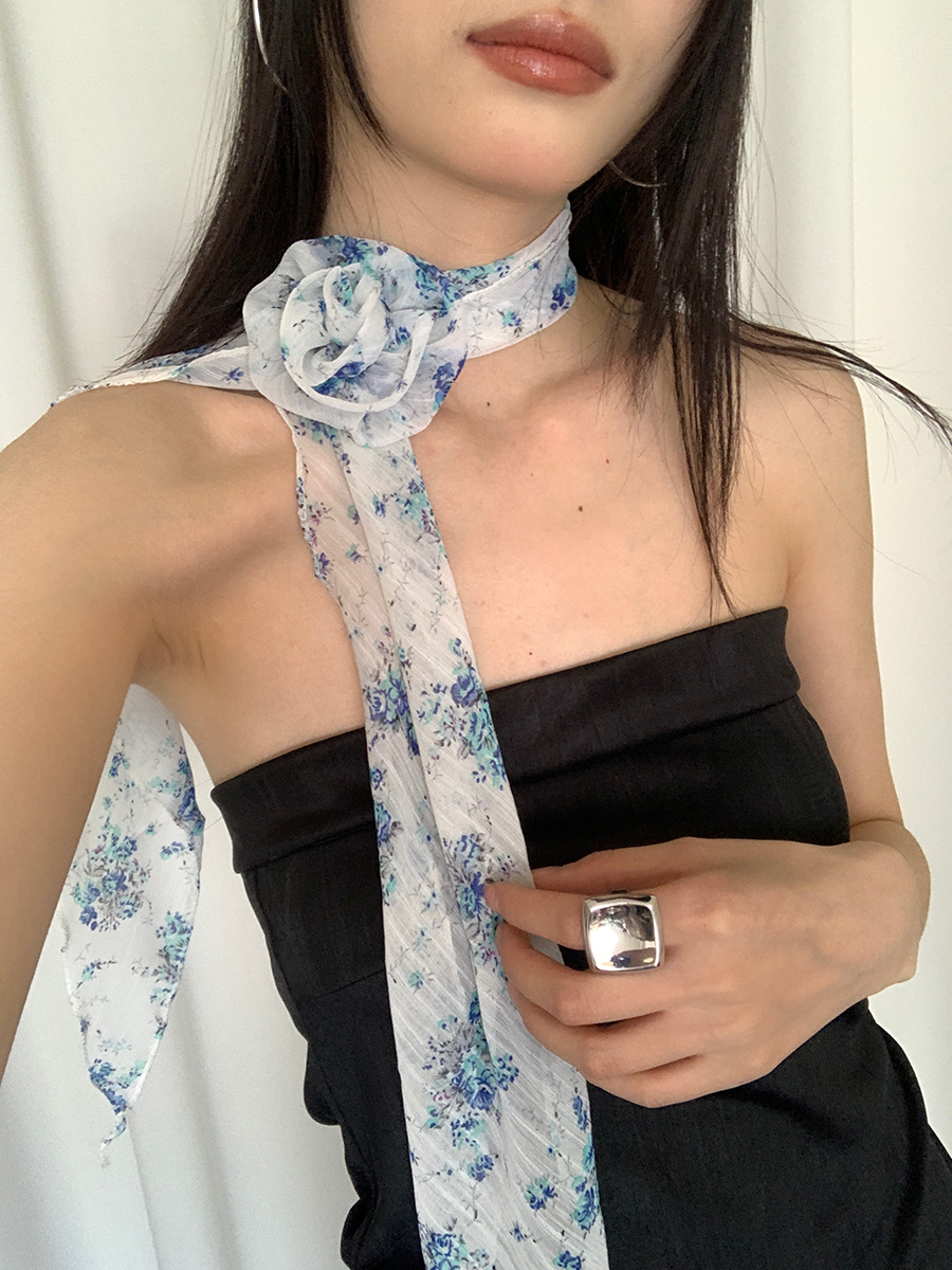 Vintage British Style Silk Sca - Vintage Fashion Rings avaliação e preço